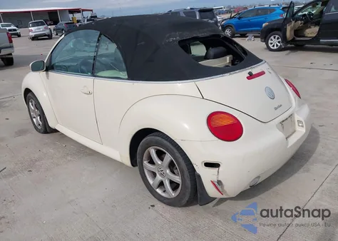 2005 Volkswagen New Beetle Gls 1.8T z USA, uszkodzony, nr VIN 3VWCD31Y25M303144